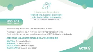 Módulo I - Aspectos no asistenciales de la telemedicina