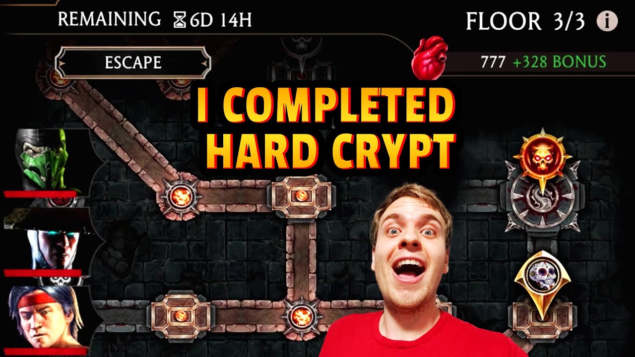 MK Mobile. Я прошёл Hard Krypt на аккаунте новичка. Новый режим — ОЧЕНЬ ВЕСЕЛО!