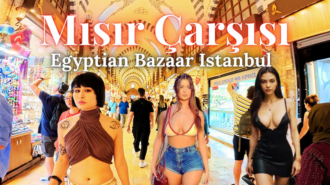 Walking Tour Istanbul 4K | Spice Bazaar (Egyptian Bazaar – Mısır Çarşısı) & Vibrant Street Full Life