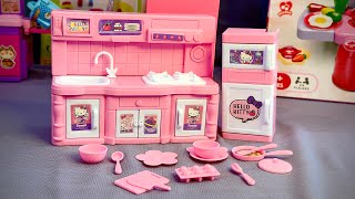 6 Minutes Satisfying with Unboxing Hello Kitty Kitchen Playset Collection ASMR | Review | Toys