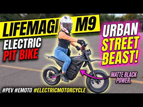 LifeMagic M9 Electric Dirt Bike Street Tires #Wheelie