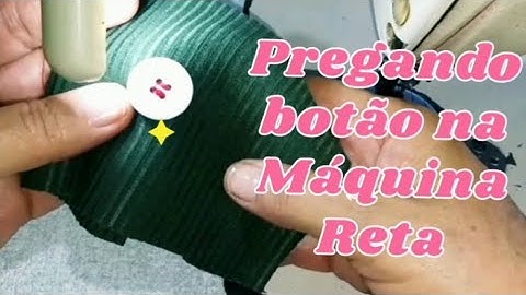 Dicas de costura: Pregando botão na máquina reta.  @soconsertos.53 #consertoderoupas #costurar