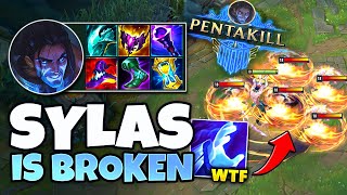 Everyone is playing Sylas Jungle and I show you why... (FIRST TIME PENTAKILL)