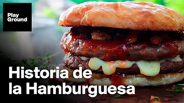 ¿Cuándo se creó la primera hamburguesa?