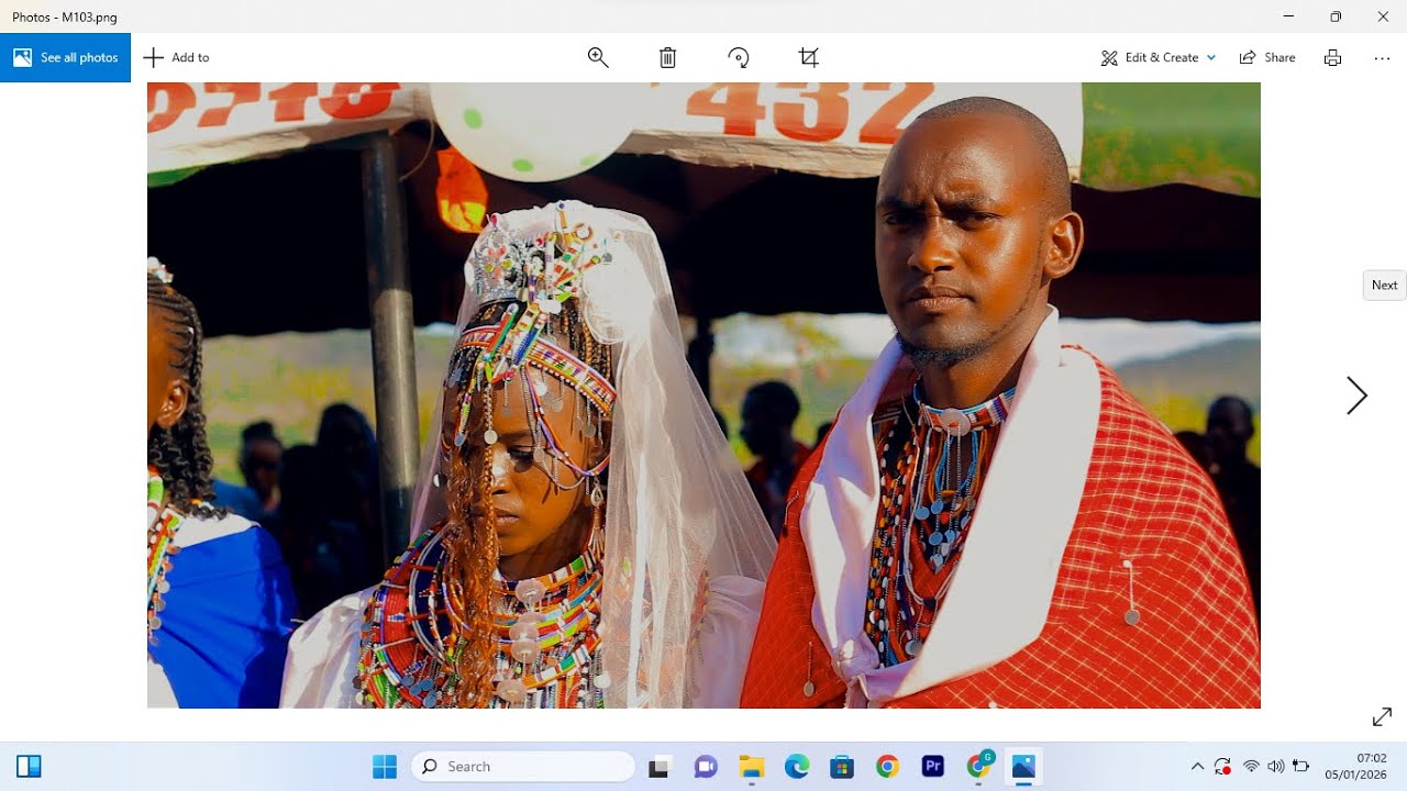 NAOMI TITEU WEDS GIDEON KATERI