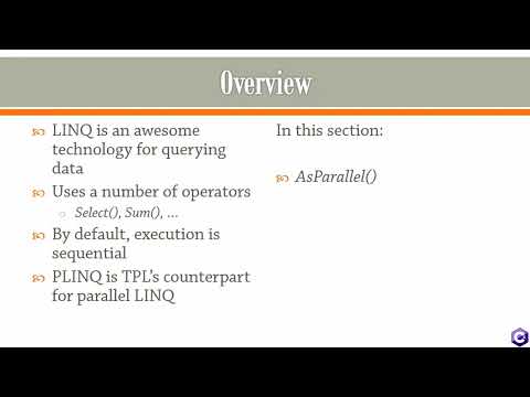 Parallel LINQ- An overview of lectures # Part #28