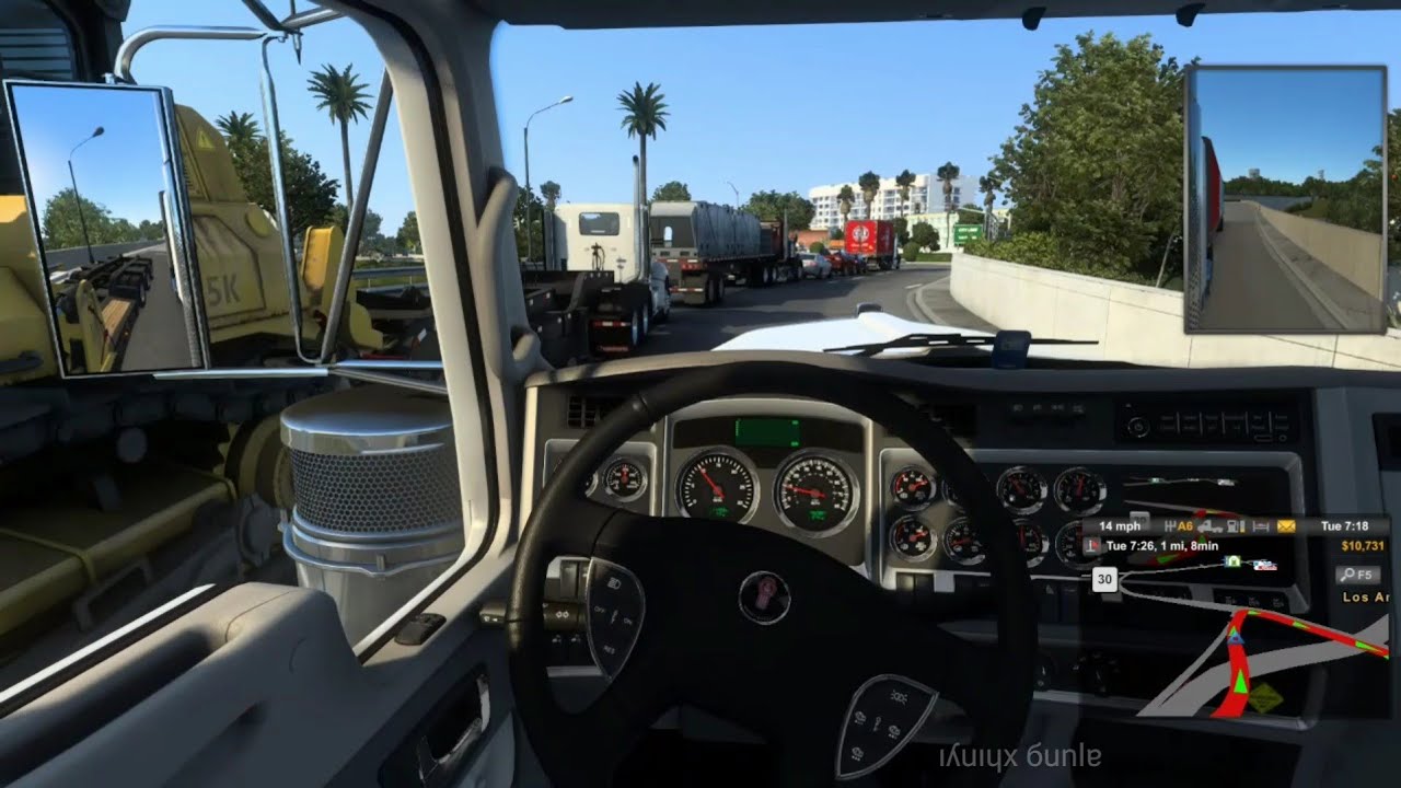Otw Simulator Display american truck simulator 2 (otw los angeles) - YouTube