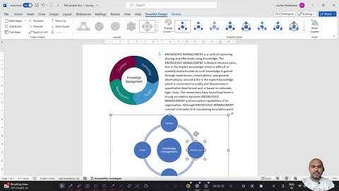 MS Word series: Inserting, editing and using Smart-Art