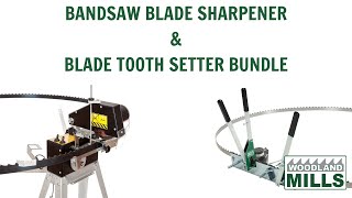 Woodland Mills Bandsaw Blade Sharpener & Blade Tooth Setter Bundle