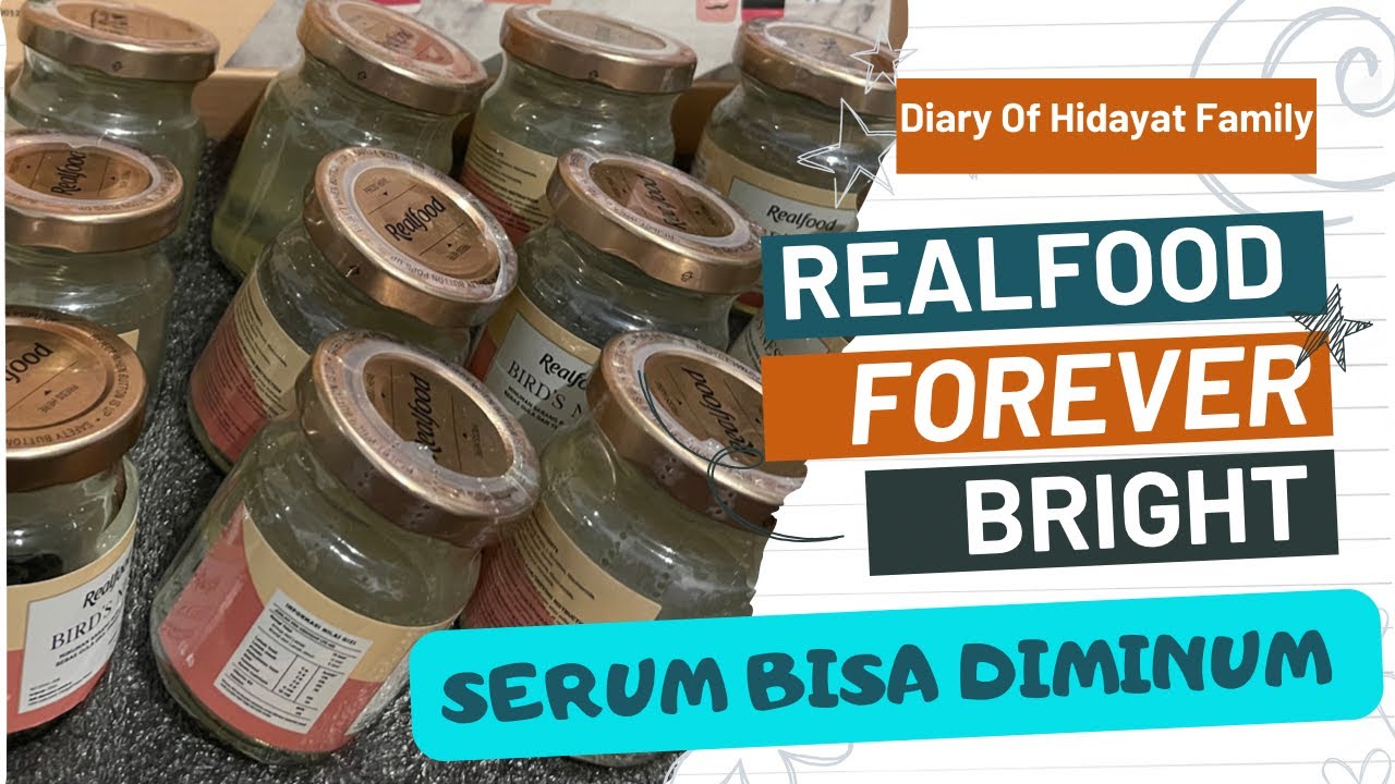 REALFOOD FOREVER BRIGHT SERUM BISA DIMINUM FIT WITH REALFOOD BIRD