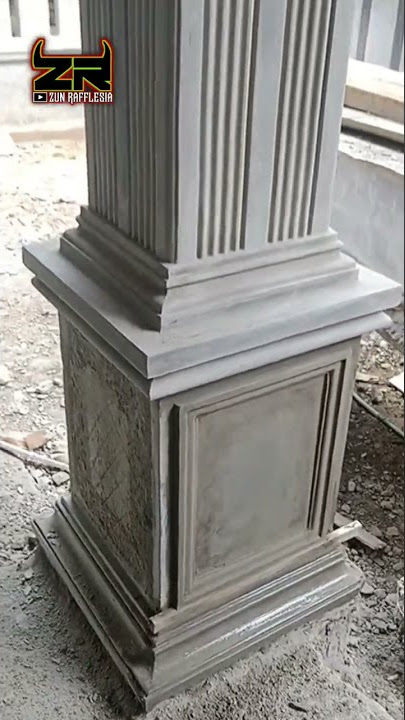 🔴 seperti ini jadinya ❗  kalau pemula nekat relief tiang rumah. #shorts #ZUNRafflesia