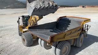 Caterpillar 992K Wheel Loader Loading Caterpillar 777F Dumpers - Interkat SA