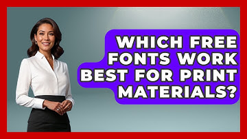 Which Free Fonts Work Best For Print Materials? - Graphic Design Nerd