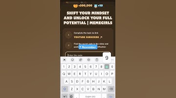 Shift Your Mindset and Unlock Your Full Potential | MemeGirls | Memefi Code | #memefi #airdrop