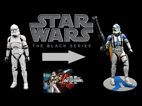 Star Wars Black Series Jet Trooper Custom