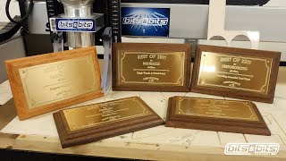 How To Make A Brass Plaque on your CNC!