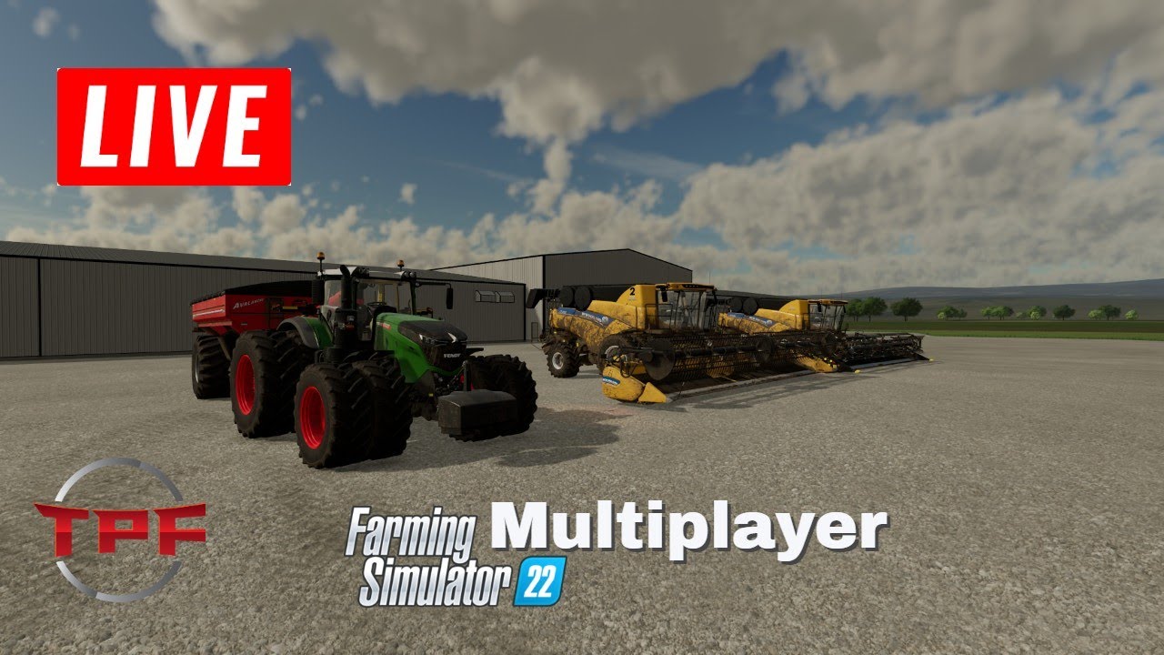 FS 22 LIVE!!!! MP Server play on Spring Creek, Big Operations!!!! - YouTube