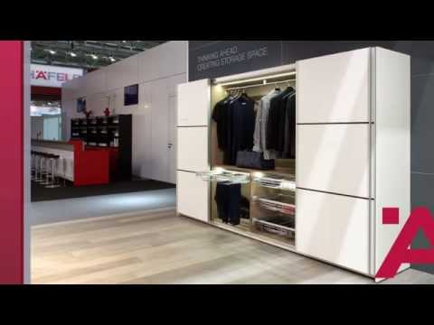Armadi e cabine armadi häfele per la camera da letto [interzum ... Cabina armadio camera da letto