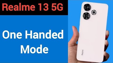 Redmi 13 5G me one handed mode kaise kare, how to use one handed mode