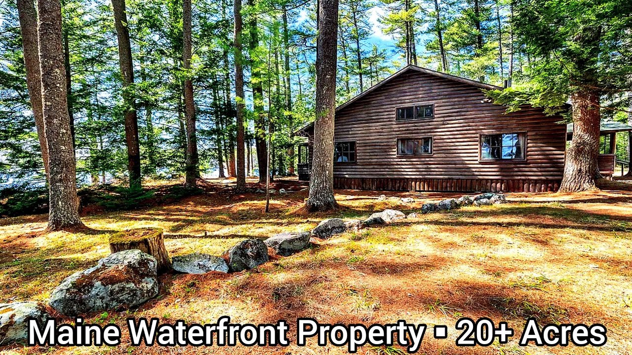Maine Waterfront Property For Sale | 20+ Acres | Maine Real Estate For Sale | 3+ Ponds | Cabins