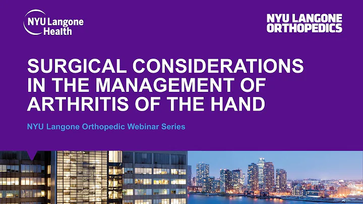 Surgical Considerations in the Management of Arthr...