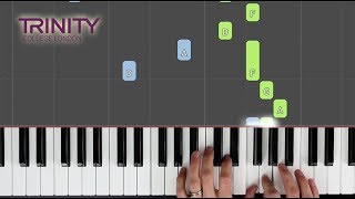 The Enchanted Garden / TRINITY Piano Grade 1 2018-2020 / Synthesia 'live keys' tutorial