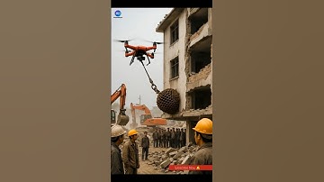 Smart Drone Removes a Giant Nest‼️Futuristic Safety Concept‼️ #drone #shorts