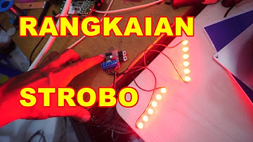 Rangkaian Strobo Arduino 5 Mode