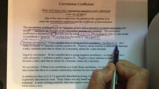 Correlation Coefficient Part 1