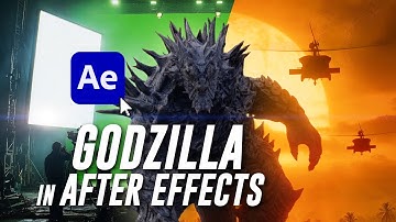 Create EPIC GODZILLA VFX in After Effects!