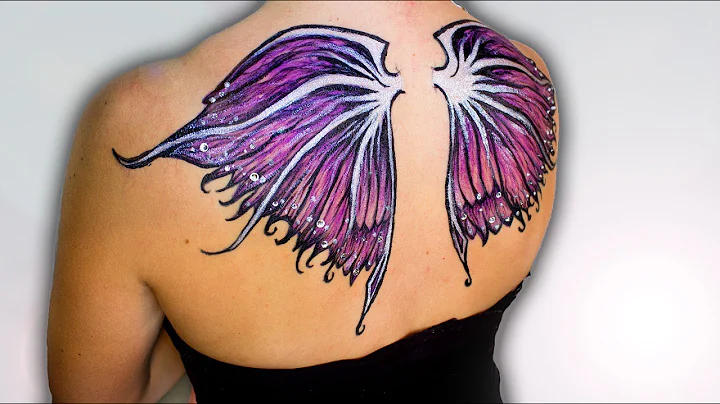 ✦✧★ Preencha suas tatuagens com maquiagem: Asas de Fada ★✧✦