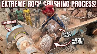 Download Lagu EXTREME Rock Crusher Machine for Construction — Heavy Equipment Crushing Process MP3