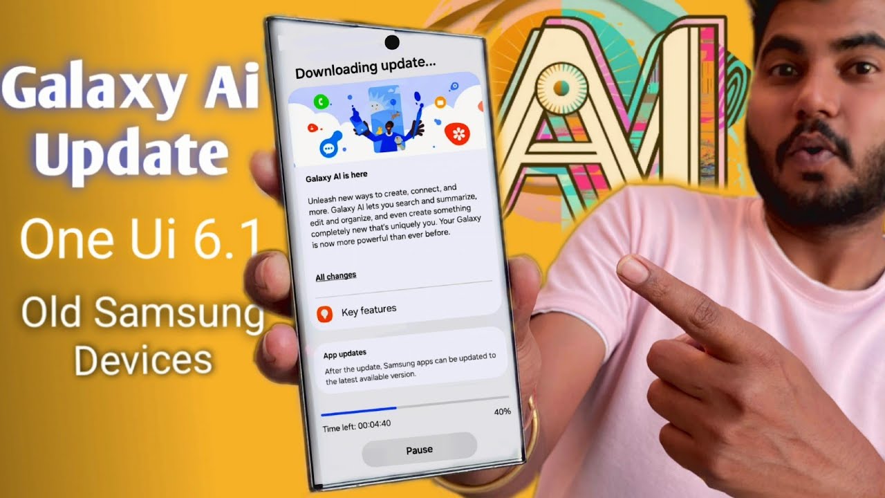 Samsung Ai Update with One Ui 6.1 | How to use Ai Features in older ...