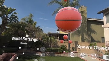 Apple Vision Pro physics Simulator Tools