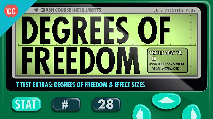 Degrees of Freedom and Effect Sizes: Crash Course Statistics #28