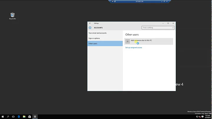 A bug in Windows Server 2016