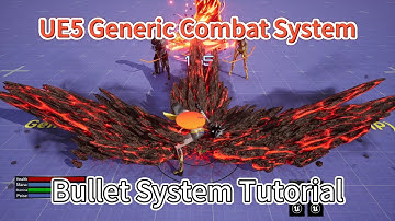 UE5 - GCS(Generic Combat System)Tutorial -  Creating Spells with Bullet System.
