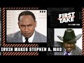 Michael Irvin makes Stephen A. MAD 😡 by bragging about the Cowboys' win vs. the Falcons | First Take