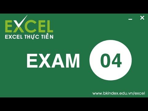 [BKIndex][Excel thực tiễn] HDG CĐ 04 _ Bài 1 - Bảng theo dõi tình hình bán xe