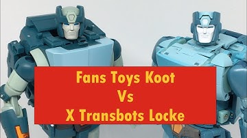 Fans Toys Koot vs. X Transbots Locke (Masterpiece Kup) Comparison