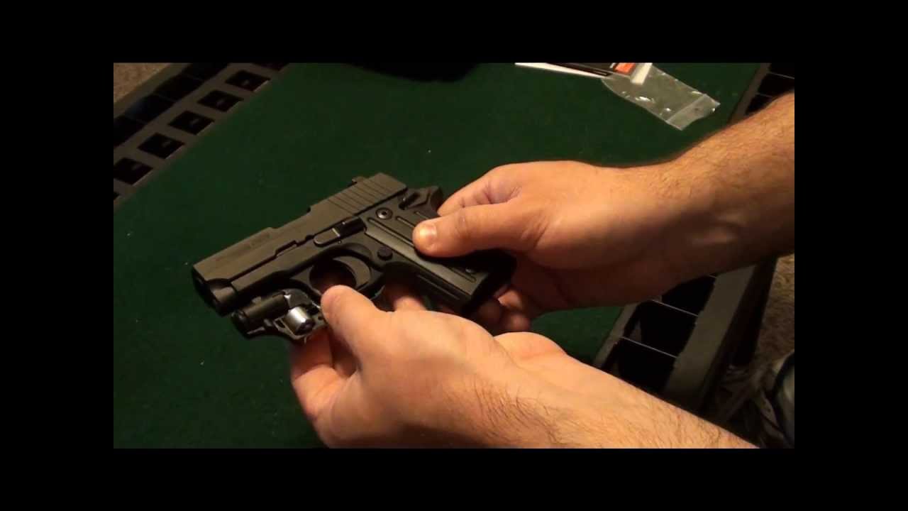 P239 Disassembly Takedown and Reassembly of P238, Install of SigLaser - YouTube