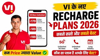 Vi New Recharge Plans 2026 | Best vi recharge plan | Vi Recharge Offer | Vi Latest Plan 2026 |