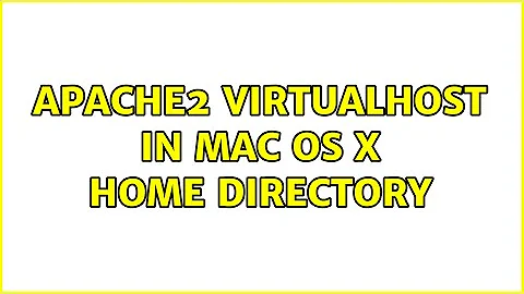 apache2 VirtualHost in Mac OS X home directory (2 Solutions!!)