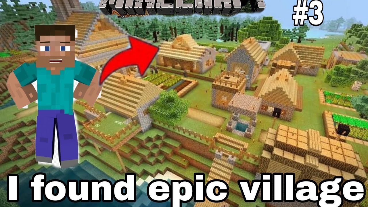 I found village in Minecraft - YouTube