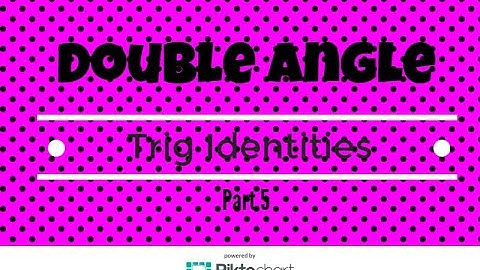 How to verify double angle identities with secant. Part 5