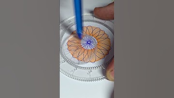 Spirograph drawing   #art #satisfying #asmr