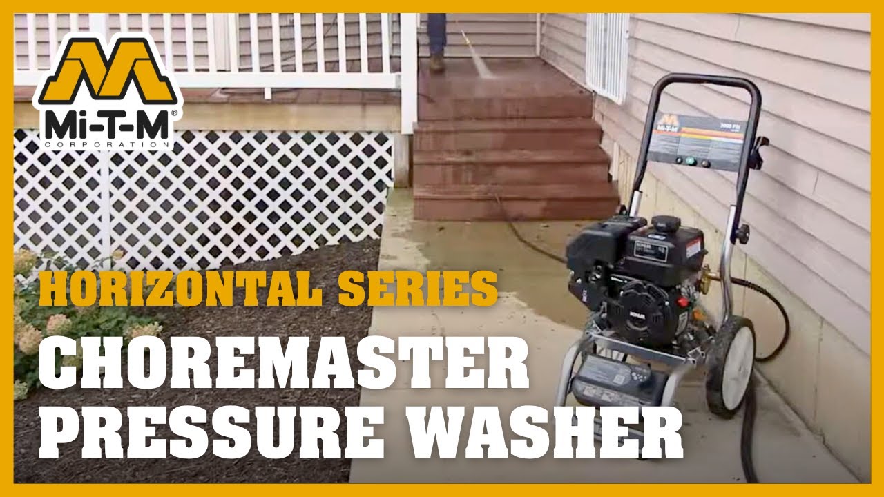 Choremaster Pressure Washer - Gasoline Horizontal Series