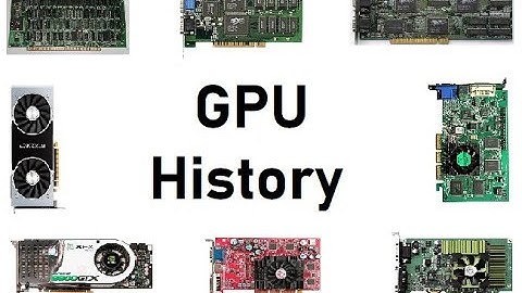 The history of Graphics cards