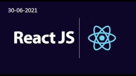 REACT JS ON ZOOM ON 30-06-2021
