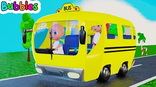 The Wheels On The Bus With The Bubbles Nursery Rhymes & Kids Songs